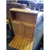 Image 2 : WOOD CUPBOARD, PIANO BENCH AND ENDTABLE