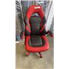 Image 1 : AS NEW BLACK/RED GAMING CHAIR