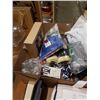 Image 2 : 3 BOXES OF NEW ITEMS, PORE CLEANER, SMART WATCH BANDS, FLAGS, TABLE CLOTHS