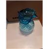 Image 14 : 2 BOXES OF ART GLASS, VASES, CUT TO CLEAR VASE