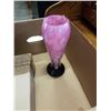 Image 9 : 2 BOXES OF ART GLASS, VASES, CUT TO CLEAR VASE