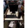 Image 1 : LENOVO DESKTOP COMPUTER WITH 320GB HD, 4GB DDR3RAM, MONITOR, KEYBOARD AND MOUSE