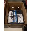 Image 2 : 2 BOXES OF ELECTRONICS, RADIOS, SHOES, SLIDE PROJECTOR