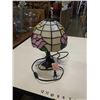 Image 1 : LEADED GLASS TABLE LAMP