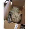 Image 2 : 6 FOOT SLEEMAN BEER ADVERT, BOX OF CLOCKS, JUICERS, SERVING SPOONS AND TEAPOT