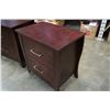 Image 2 : PAIR OF MODERN 2 DRAWER NIGHTSTANDS