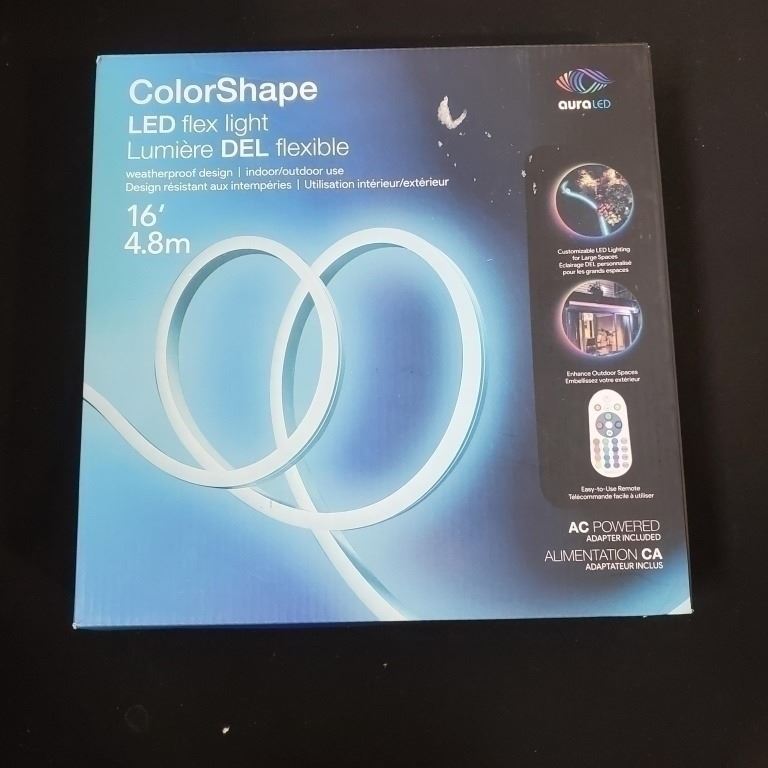 Led Flex Remote AS NEW AURA LED16FT LED FLEX LIGHT WITH REMOTE