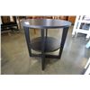 Image 2 : WHITE 1 DRAWER ENDTABLE AND BLACK ROUND ENDTABLE