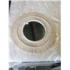 Image 1 : ROUND WICKER FRAMED MIRROR