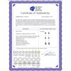 Image 2 : Genuine 6.06 ctw Amethyst & Diamond Earrings 14KT Yellow Gold - REF-33R8P