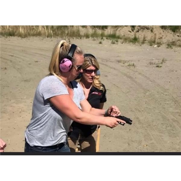 SCI Kenai's Women On Target Ladies Shooting Package, includes a Pistol, Ammo & Shooting Course