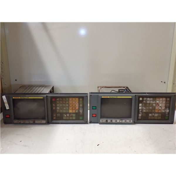 (2) Fanuc #A02B-0092-C052 HI-FI MDI/CRT Units / Series O-M Monitors