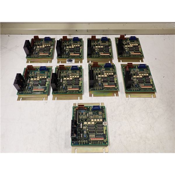 Lot of (9) Fanuc #A16B-1600-0160/01A Circuit Boards