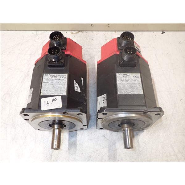 (2) Fanuc #A06B-0121-B575#7008 AC Servo Motors