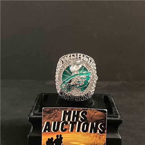 PHILADELPHIA EAGLES N.F.L 2018 "WENTZ" CHAMPIONSHIP REPLICA RING (ref378)