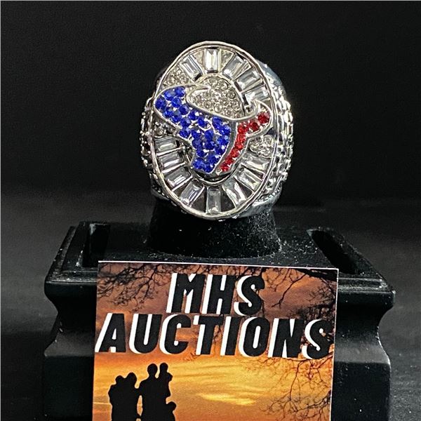 HOUSTON TEXANS N.F.L CHAMPIONSHIP REPLICA RING (ref771)