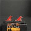 Image 1 : CALGARY STAMPEDERS C.F.L CUFFLINKS (ref1256)