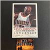 Image 2 : 1997 SKYBOX ERVIN JOHNSON BASKETBALL AUTOGRAPH CARD (ref2401)