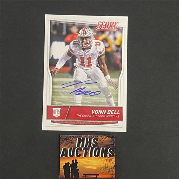 VONN BELL 2016 PANINI AUTOGRAPH FOOTBALL CARD (ref2860)