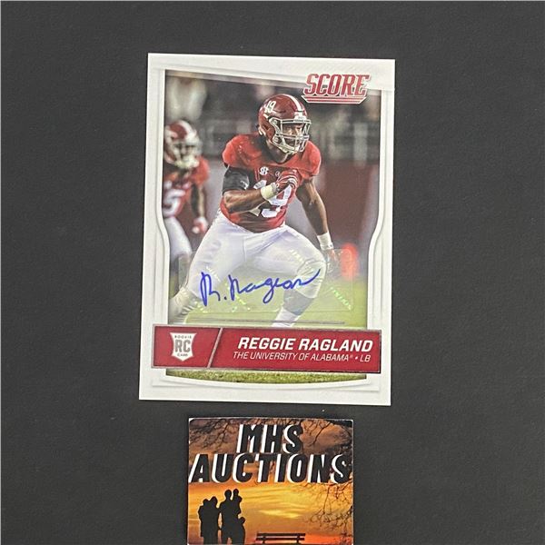 REGGIE RAGLAND 2016 PANINI AUTOGRAPH FOOTBALL CARD (ref2861)