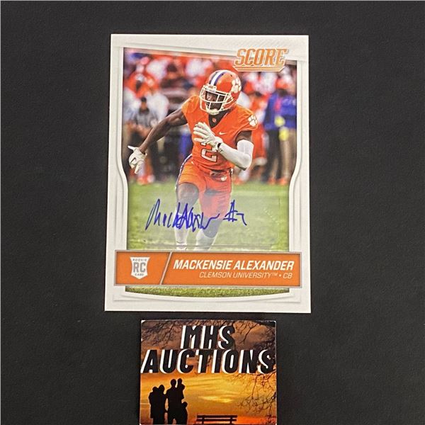 MACKENSIE ALEXANDER 2016 PANINI AUTOGRAPH FOOTBALL CARD (ref2863)