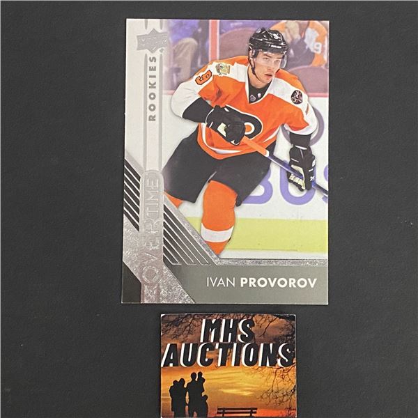 IVAN PROVOROV 2016-17 U.D OVERTIME ROOKIE HOCKEY CARD (ref2768)