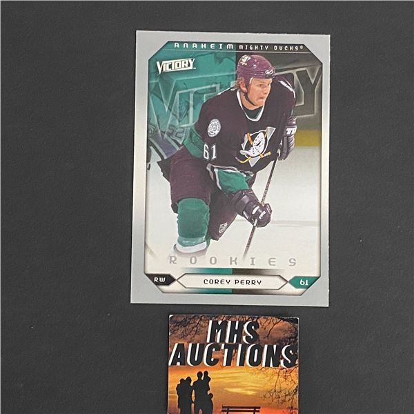 COREY PERRY 2005-06 U.D SERIES 2 ROOKIE HOCKEY CARD (ref2760)