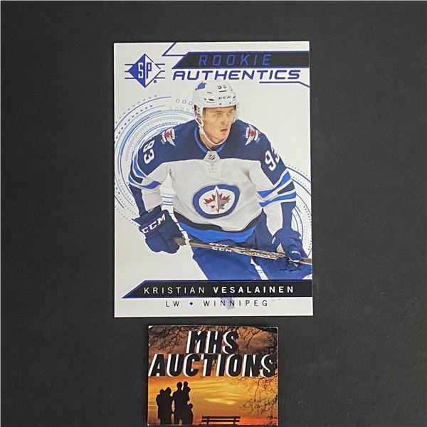 2018-19 SP HOCKEY ROOKIE CARD KRISTIAN VESALAINEN (ref2752)