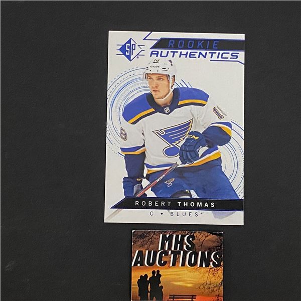 ROBERT THOMAS 2018-19 SP HOCKEY ROOKIE CARD (ref2749)