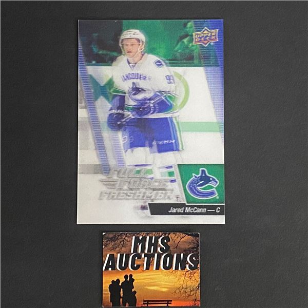 2015-16 UD FULL FORCE HOCKEY ROOKIE CARD JARED MCCANN (ref2748)