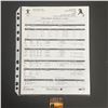 Image 1 : VANCOUVER OLYMPICS 2010 RARE GAME SUMMARY SHEET FROM THE MENS GOLD MEDAL GAME