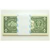 Image 2 : Pack of 100 2003 $1 Federal Reserve Notes Consecutive Star Notes