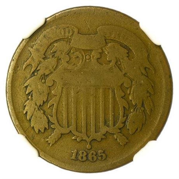 1865 Two Cents NGC G-06 BN