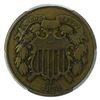 Image 1 : 1871 Two Cents PCGS F-15
