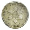Image 1 : 1853 Silver Three Cents PCGS Genuine Scratch VG Detail
