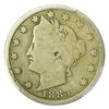 Image 1 : 1883 Liberty V Nickel with Cents PCGS Genuine Bent G Detail