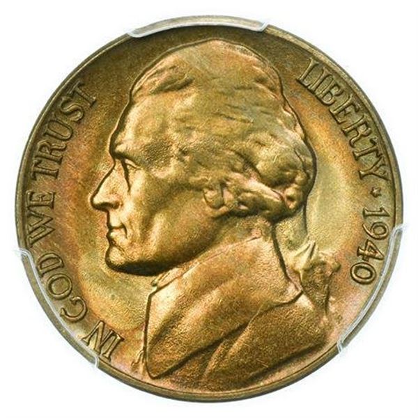 1940-D Jefferson Nickel PCGS MS-64 FS