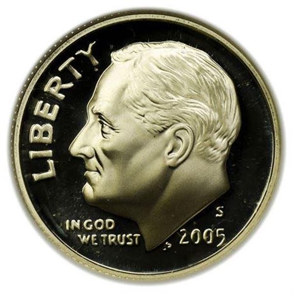 2005-S Proof Roosevelt Silver Dime NGC PF-70 Ultra Cameo