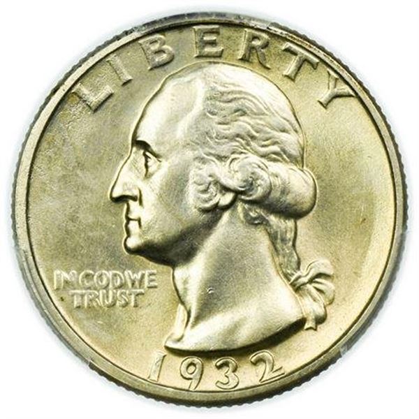1932-D Washington Quarter PCGS Genuine Cleaned UNC Detail