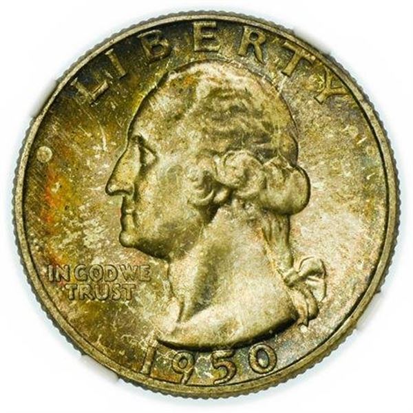 1950-S Washington Quarter NGC MS-66