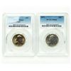 Image 1 : Group of 2 Washington Quarters 1971 MS-64 and 1976-D Clad MS-63 PCGS