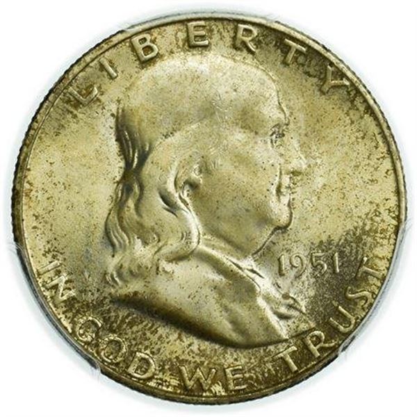 1951-S Franklin Half Dollar PCGS MS-64
