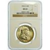 Image 2 : 1953-S Franklin Half Dollar NGC MS-65