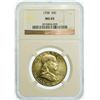 Image 2 : 1958 Franklin Half Dollar NGC MS-65