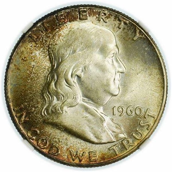 1960 Franklin Half Dollar NGC MS-64