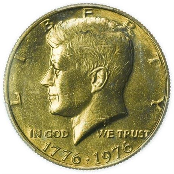 1976 Clad Kennedy Half Dollar PCGS MS-62