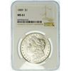 Image 2 : 1889 Morgan Dollar NGC MS-61