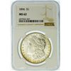 Image 2 : 1896 Morgan Dollar NGC MS-62
