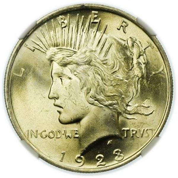 1923 Peace Dollar NGC MS-63
