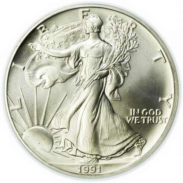 1991 Silver Eagle ANACS MS-69